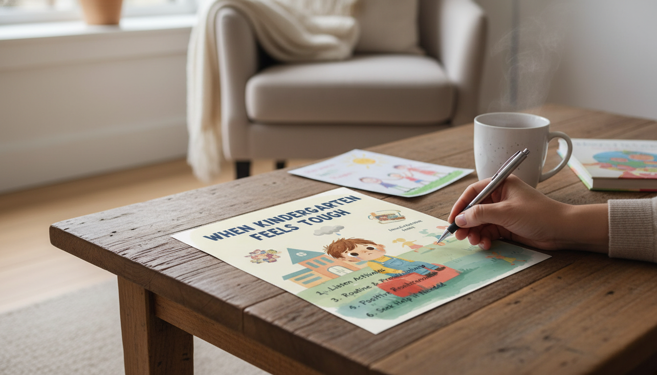 Kindergarten Struggles? A Calm Checklist for Parents