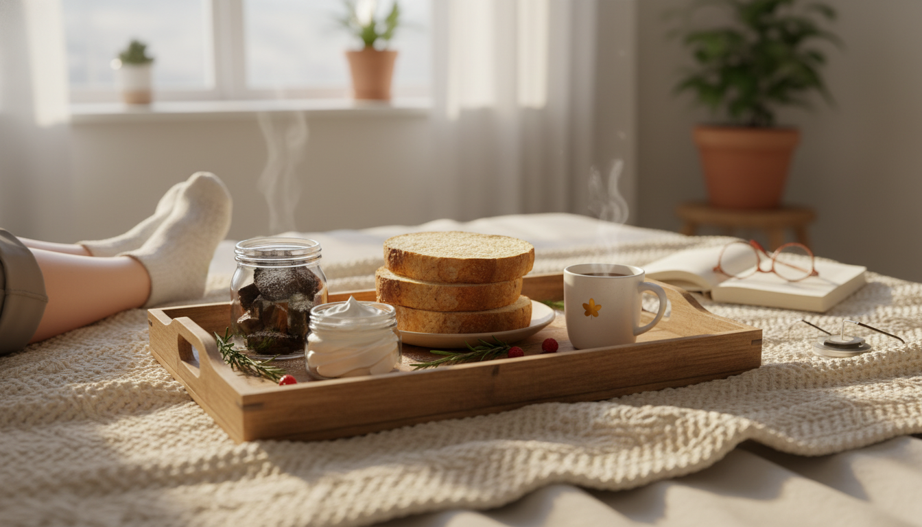 Cozy Weekend Brunch Kit: Bread, Brownies & Frost Vibes