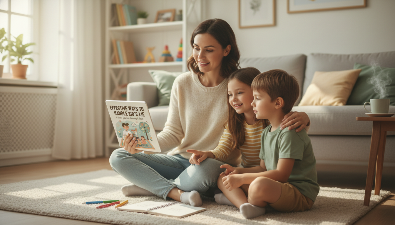 Gentle Parenting Scripts to Handle Kids’ Lying Calmly