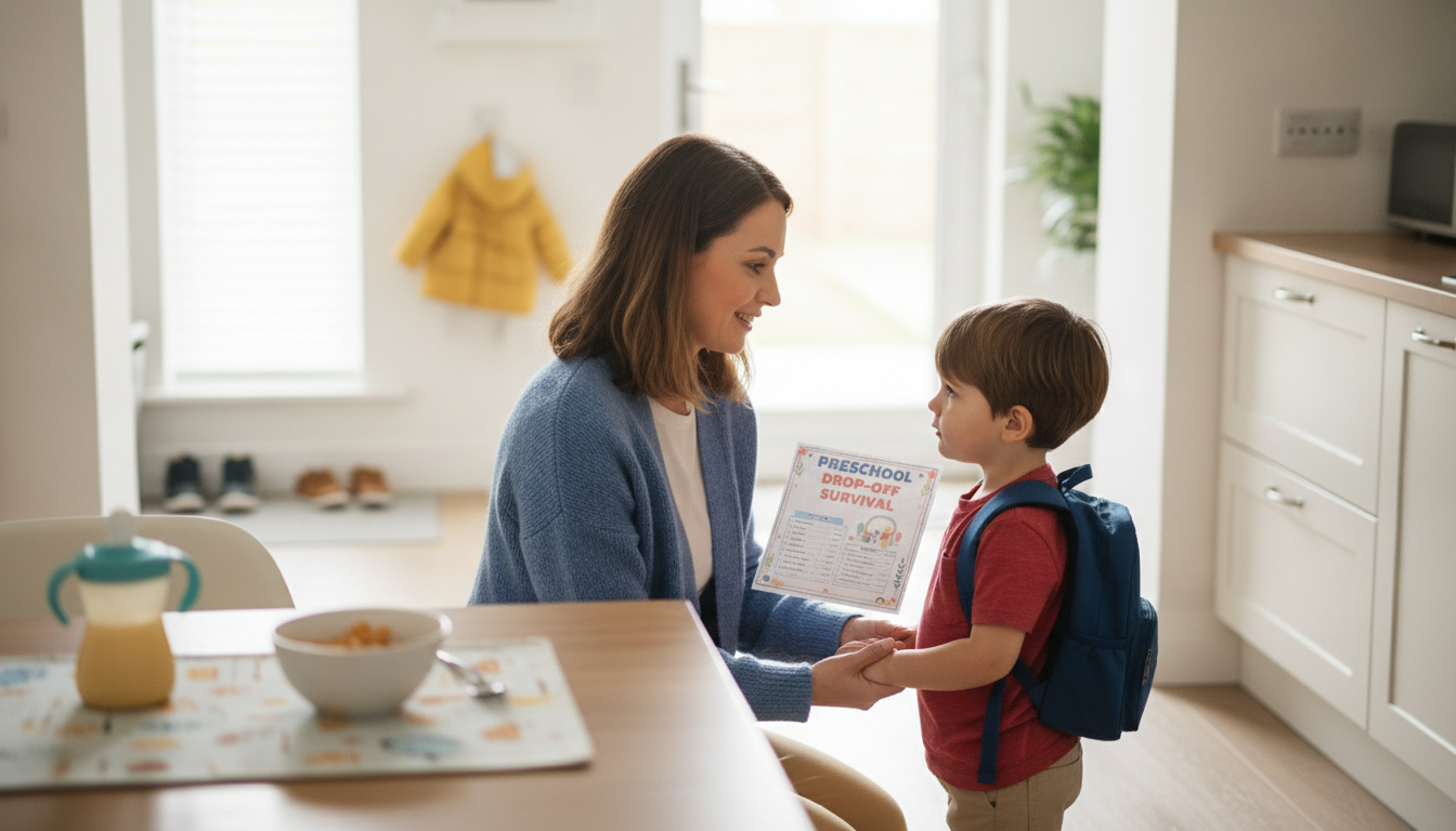 Preschool Drop-Off Checklist: Calm Mornings & Easy Goodbyes